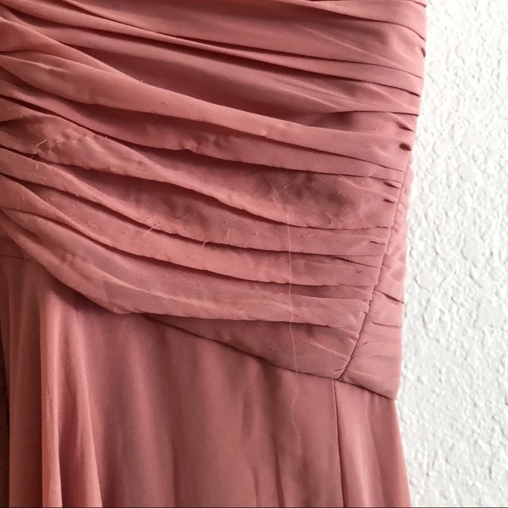 Dessy Collection Dress 2970 Chiffon Sweetheart Maxi‎ Bridesmaid Dress
